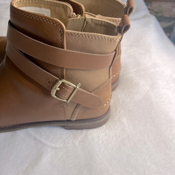 SPERRY STS84387 Women's Seaport Shackle Leather Boot Tan - Picture 5 of 5